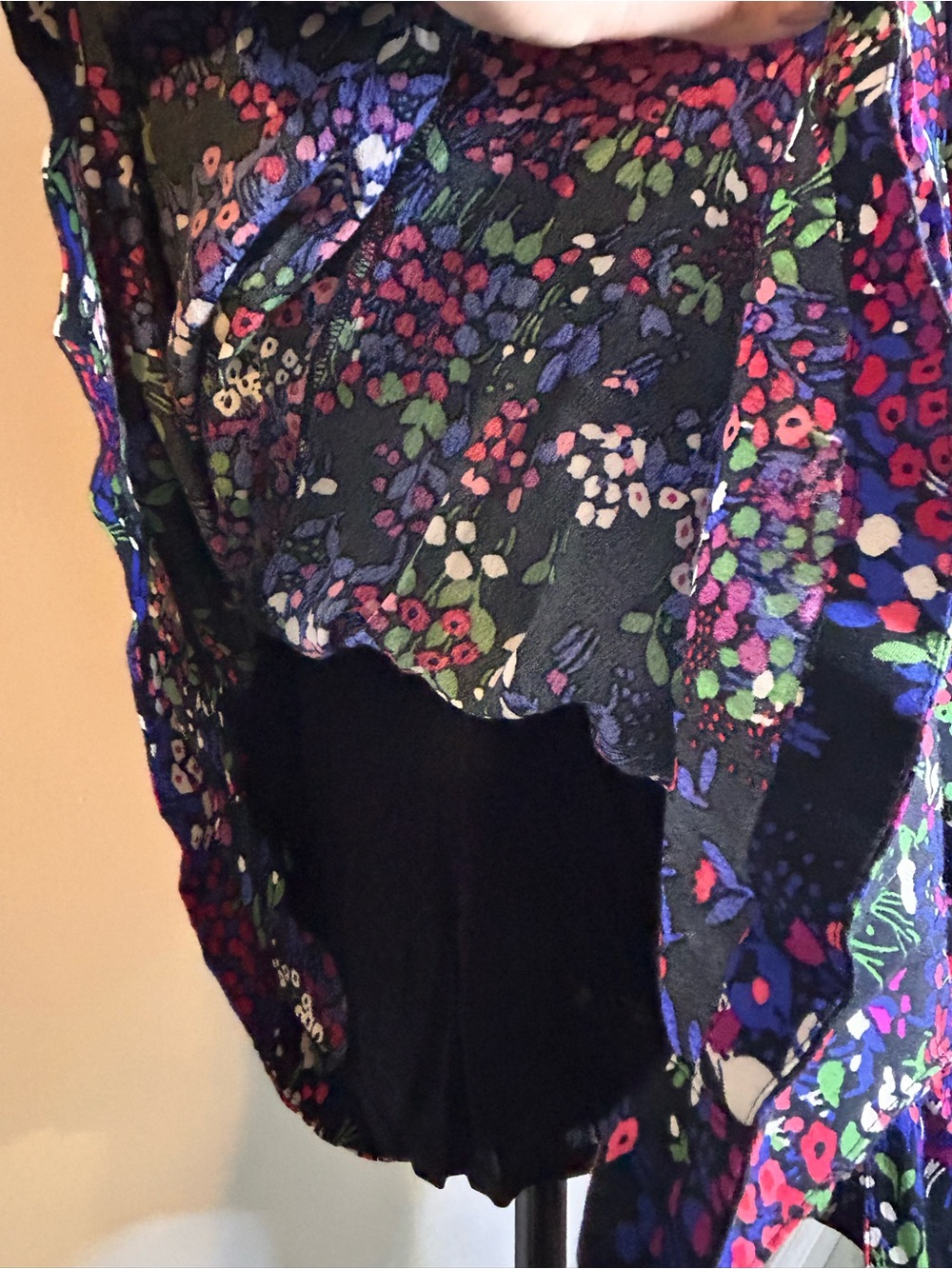 CONVERSATIONS BY ANTHROPOLOGIE 35 of 52 FLORAL MIDI DRESS SIZE 8 - Picture 7 of 10